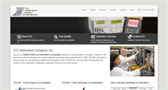 Desktop Screenshot of iccinstrument.com